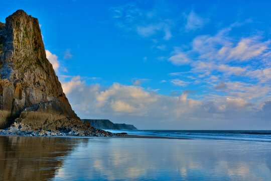 Great Tor, The Gower Coast, South Wales, U.K.