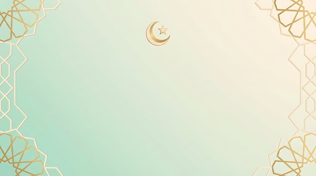 Geometric Pattern Background with Gold Accents.