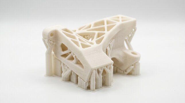 3D Printed Complex Geometric Object with Support Structures