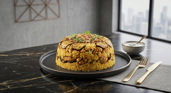 Maqlouba Arabic Food