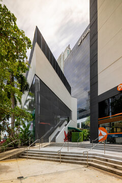 Business building and PNC Bank Downtown Brickell