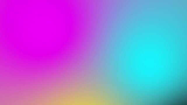 Abstract 4K loop of electric pulse liquid gradient with neon pink, cyan, and yellow light shifting over dark background for fintech and AI technology backdrop.