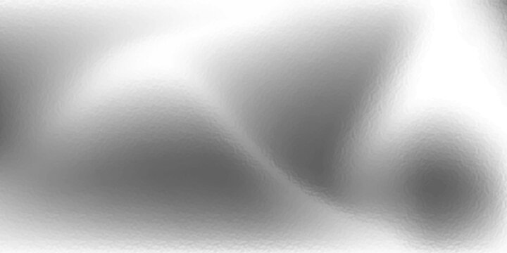 Shiny silver foil metallic texture - glossy gray steel gleaming surface, frosted glass effect with blur glare reflection, bright polished metal material. Brushed aluminum or chrome glistening bg.
