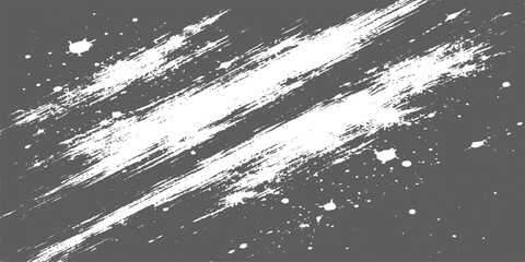 Obraz premium Black Brush Stroke Texture. Abstract paint streak background with rough artistic grunge effect