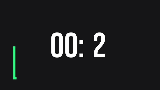 1 sec to 30 second timer, Count 1 to 30