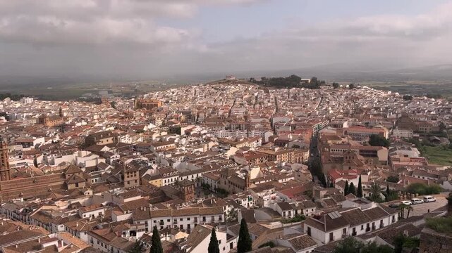 Vista panor&aacute;mica de Antequera desde la Alcazaba