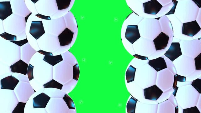 Soccer football transition suitable for game highlights, championship intros, stadium media, and fast paced sports content