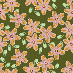 Obraz premium seamless floral pattern