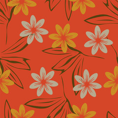 Obraz premium seamless floral pattern