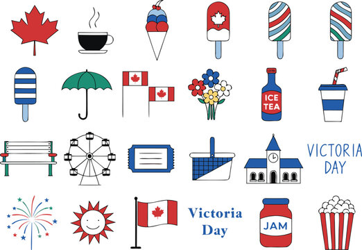 Adobe Illustrator Artwork  Canada Day Patriotic Banner With Canadian Symbol
