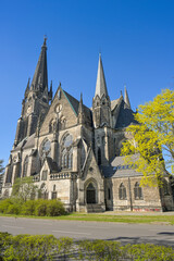 Obraz premium Kirche am Südstern, Kreuzberg, Bezirk Friedrichshain-Kreuzberg, Berlin, Deutschland