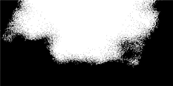 Vector Abstract fluffy cloud of the air mass against solid black backdrop of a vaporous formation of cumulonimbus.