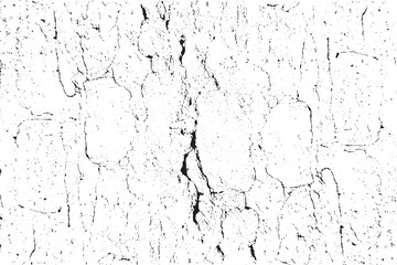 Fototapeta premium Aged painted wall texture. Grainy messy overlay of empty, ageing, scratched wall. Grunge rough dirty background. Vector Illustration. Black isolated on white background. EPS10.