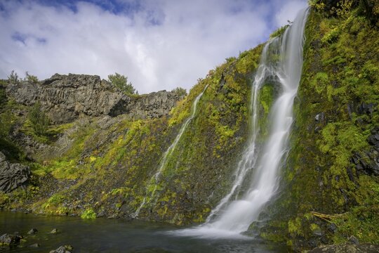 Gj&aacute;rfoss in the Gj&aacute;in Oasis, Skei&eth;a- og Gn&uacute;pverjahreppur, Su&eth;urland, Iceland