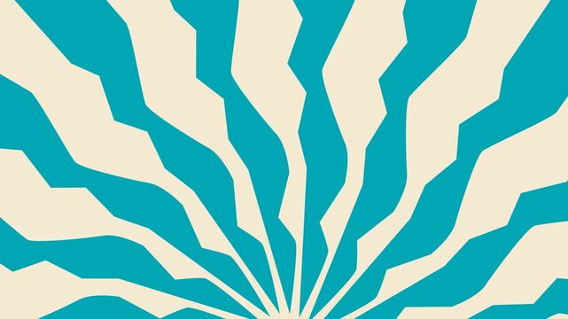 Seamless loop animation of abstract green lines rotating continuously on a solid cream background, creating a minimalist and rhythmic visual flow with a clean geometric aesthetic