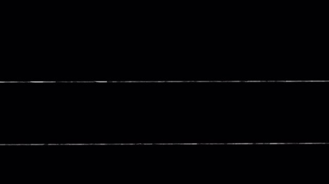 Old film tape defects with black background,Damaged retro film strip overlay with noise, artifacts,4k video