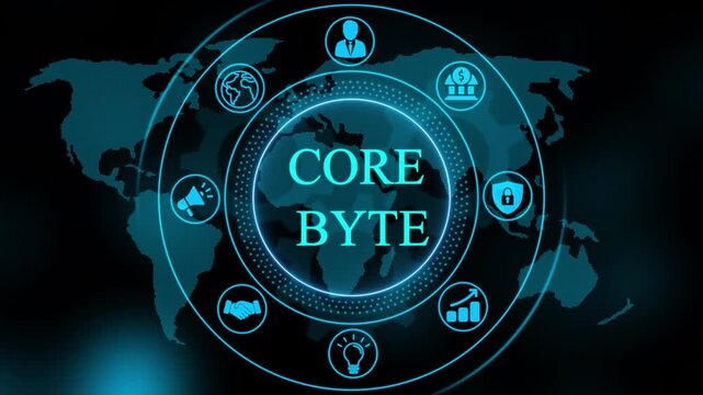 Global digital business network interface with and data connectivity for corporate technology presentations