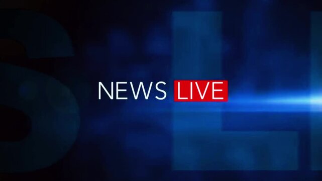 News live dynamic motion graphic broadcast intro.