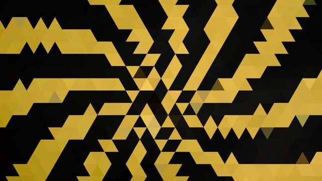 interlocking colored geometric shapes changing abstract motion background, mosaic pattern