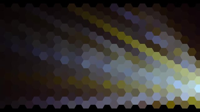interlocking colored geometric shapes changing abstract motion background, mosaic pattern