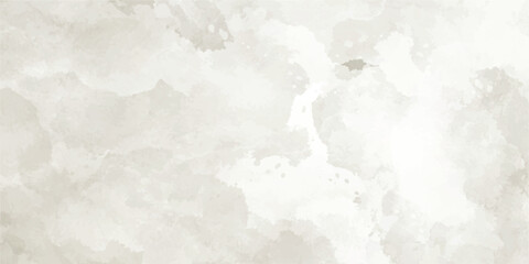 Fototapeta premium Minimalist white and light grey abstract watercolor background with subtle ink textures.