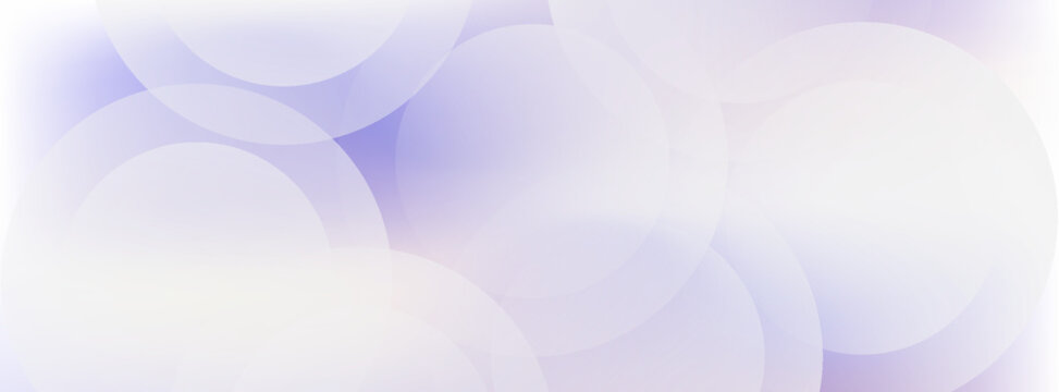 Soft Purple Abstract Geometric Background &mdash; Modern Minimalist Overlapping Bokeh Circles and Pale Lilac Gradient for Tech Branding and Digital Media