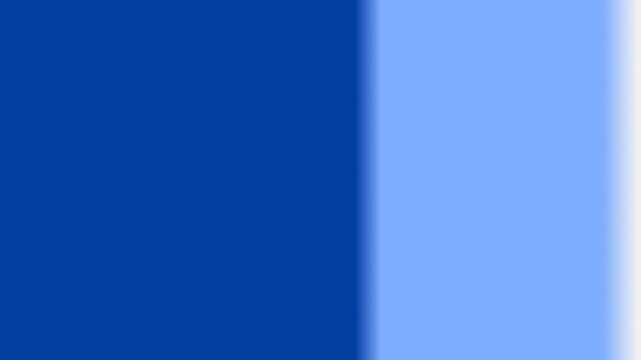Blue and white left wipe transition, professional soft edge slide motion, minimalist geometric transition for video editing, clean, colorful vertical bar wipe.