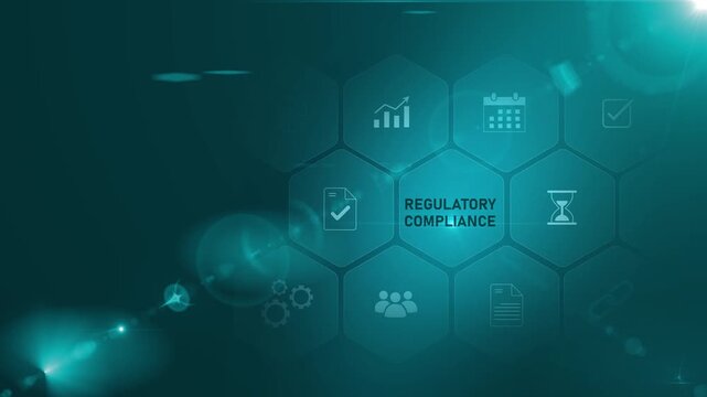 Compliance rules regulation policy law. optical lager light background