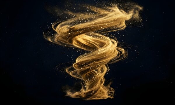 smoke on black background