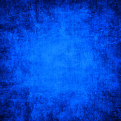 Obraz premium Grunge blue background with space for text