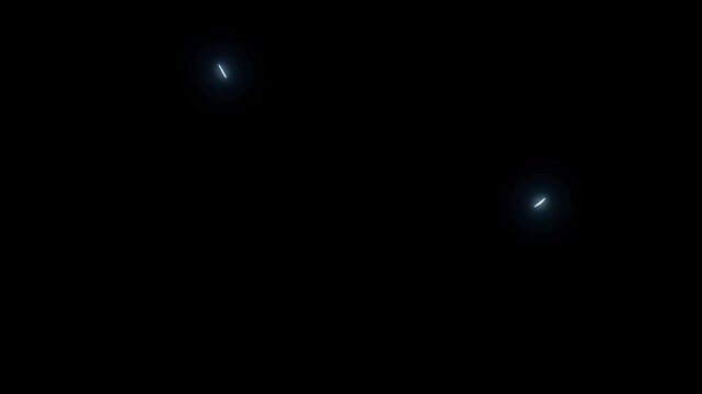 4K Blue Cartoon Electric Lightning FX, Alpha Channel Overlay on Black Background, Comic Flash Thunderbolt Animation, Hand Drawn Power Strike for Action and Fantasy Scenes