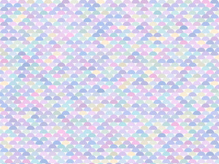 Fish Scale Mermaid Pattern Colorful Abstract Background Vector © iushakovsky