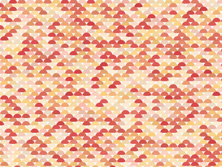 Overlapping Scale Pattern Bold Geometric Repeat Wallpaper © iushakovsky