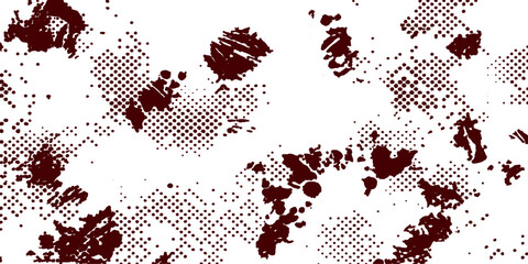 Abstract grunge background vector illustration featuring a black ink splash texture with a halftone dot world map pattern and artistic paint spray elements on a seamless wallpaper design © ELIUS AHAMMED
