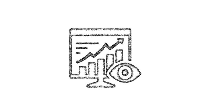 Sketch impressions report icon animation - smooth progressive reveal