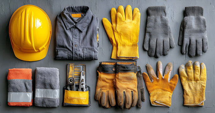 Personal protective equipment for laborers in industry and construction sites is required for work health and safety.