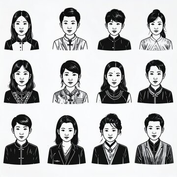 Asian portraits