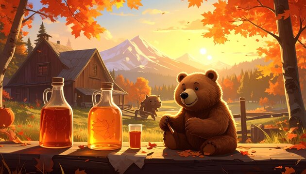 Autumn bear