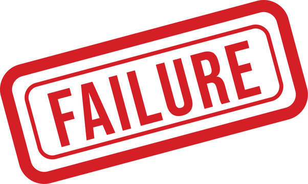 Failure stamp illustration a symbol of unsuccessful outcomes and disappointment