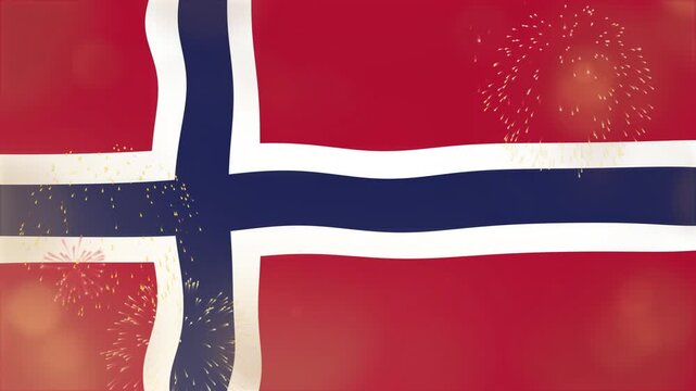  celebration happy firework norway flag