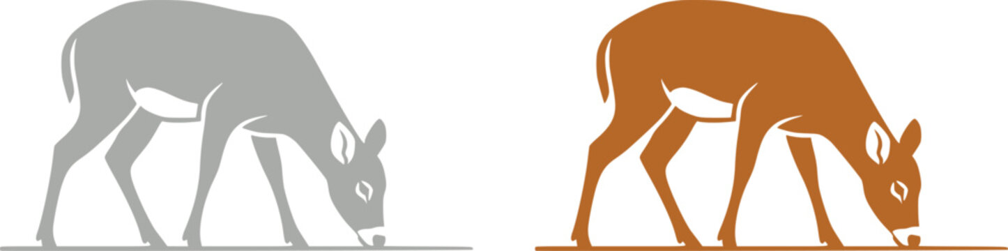 Llama and alpaca icon set in flat vector style. Collection of cute camelid animal illustrations with standing poses and detailed head designs isolated.