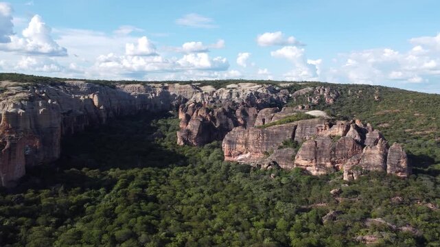 Parque Nacional da Serra da Capivara, a Caatinga biome in northeastern Brazil.