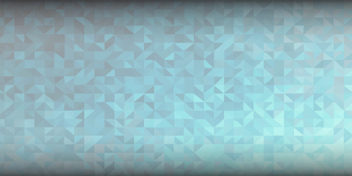 Multicolor green, blue polygonal illustration, which consist of triangles. Geometric background in Origami style with gradient. Triangular design for your business.