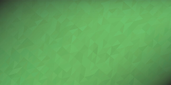 Light Green vector polygonal illustration, which consist of triangles. Triangular pattern for your business design. Geometric background in Origami style with gradient