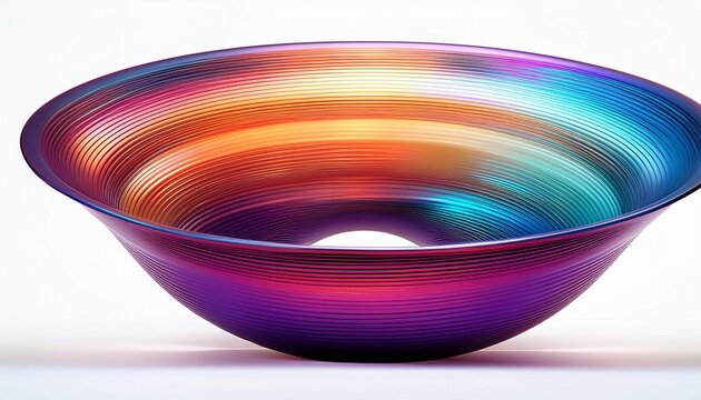 gradient torus on white background