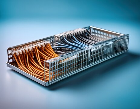 metal cable tray used for organizing and supporting electrical cables metal cable tray organization
