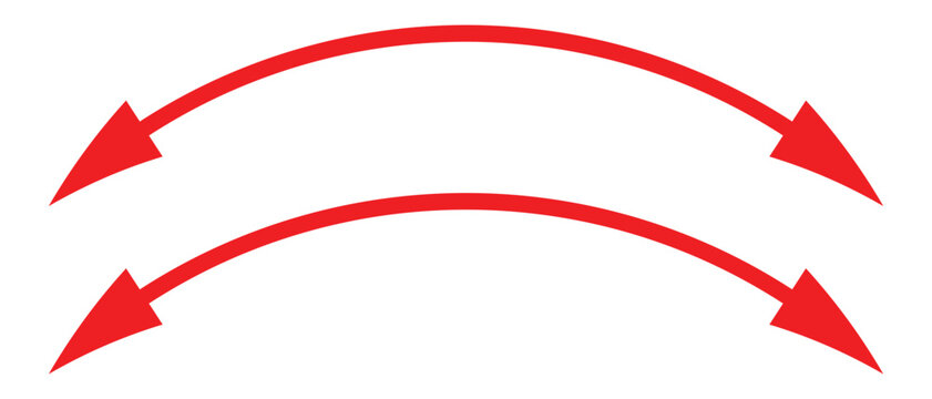 Double long arrow icon, Double side and two side long arrow icon, right and left long arrow icon set.
