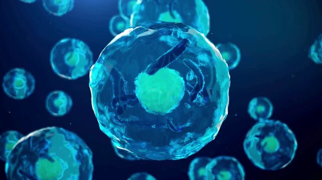 Abstract glowing blue sphere with plasma energy effects floating in dark cosmic space, blending astronomy, water, and sci-fi visual elements in a detailed 3D illustration.
