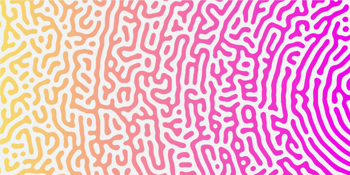 Turing ornament halftone puzzle pattern vector background. tattoo diffuse