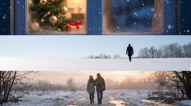a collage of three photos on the theme of the summer months	